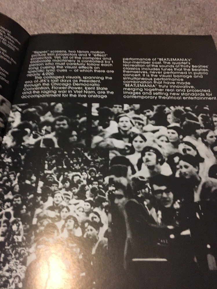 Beatlemania Concert Program
