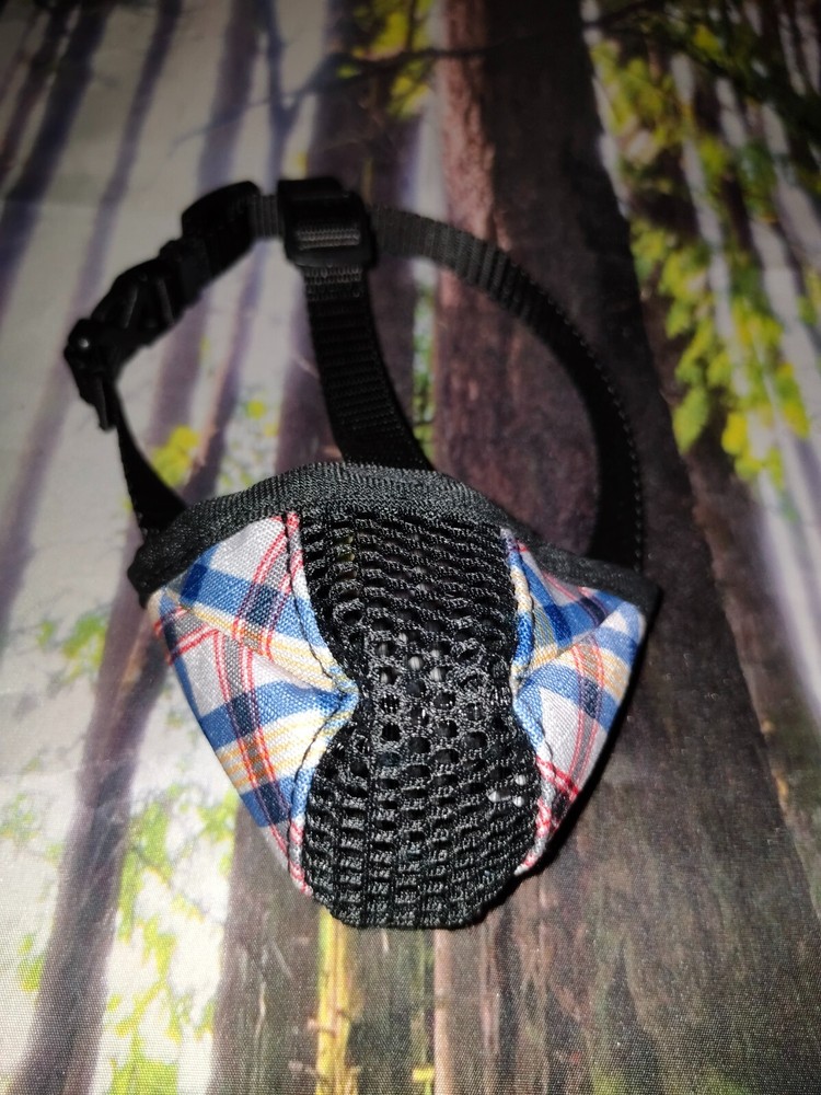 Dog Muzzle, Soft Dog Muzzle for Small Medium Large Size Dogs Mesh Printed Full C