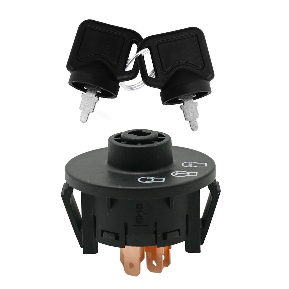 Hoypeyfiy 5 Terminals 3 Position Ignition Switch with 2 Keys 117-2221...
