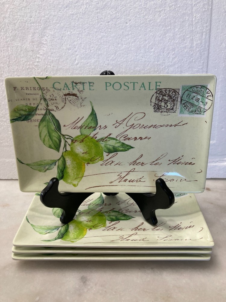 SHABBY CHIC  Melamine Appetizer Plates