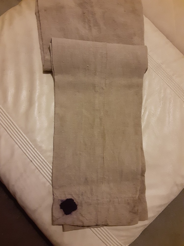 Original Swedish White Drill Uniform Trousers Dated 1932