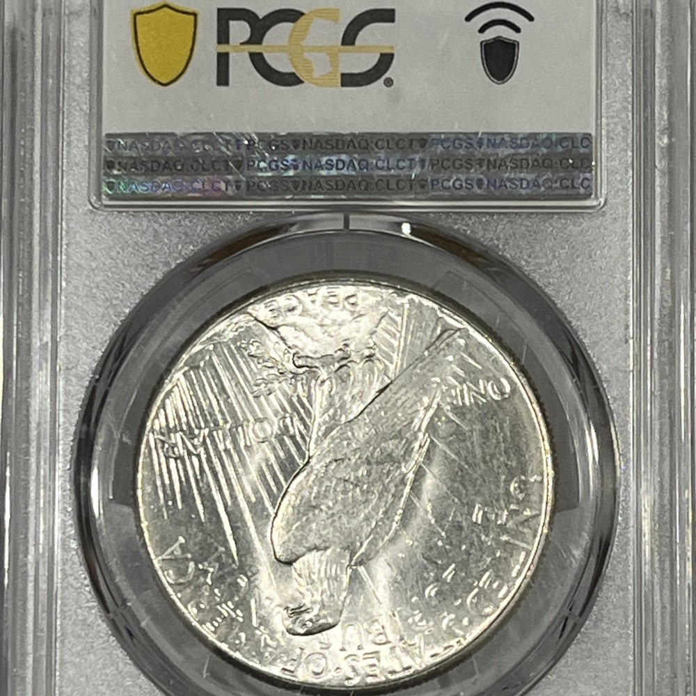 1927 $1 Peace Dollar PCGS MS63