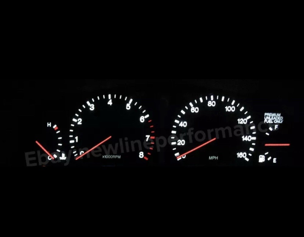 White Cluster Led Bulb Kit for Lexus SC300 SC400 1992-1996