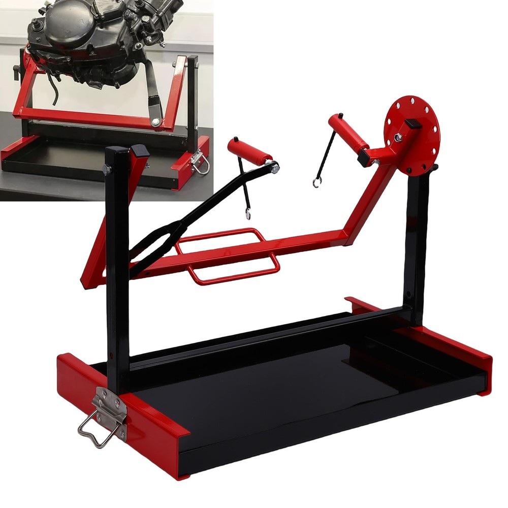 Adjustable Rotatable Motorcycle Engine Stand For Engine Repairs On Motorcycles↑