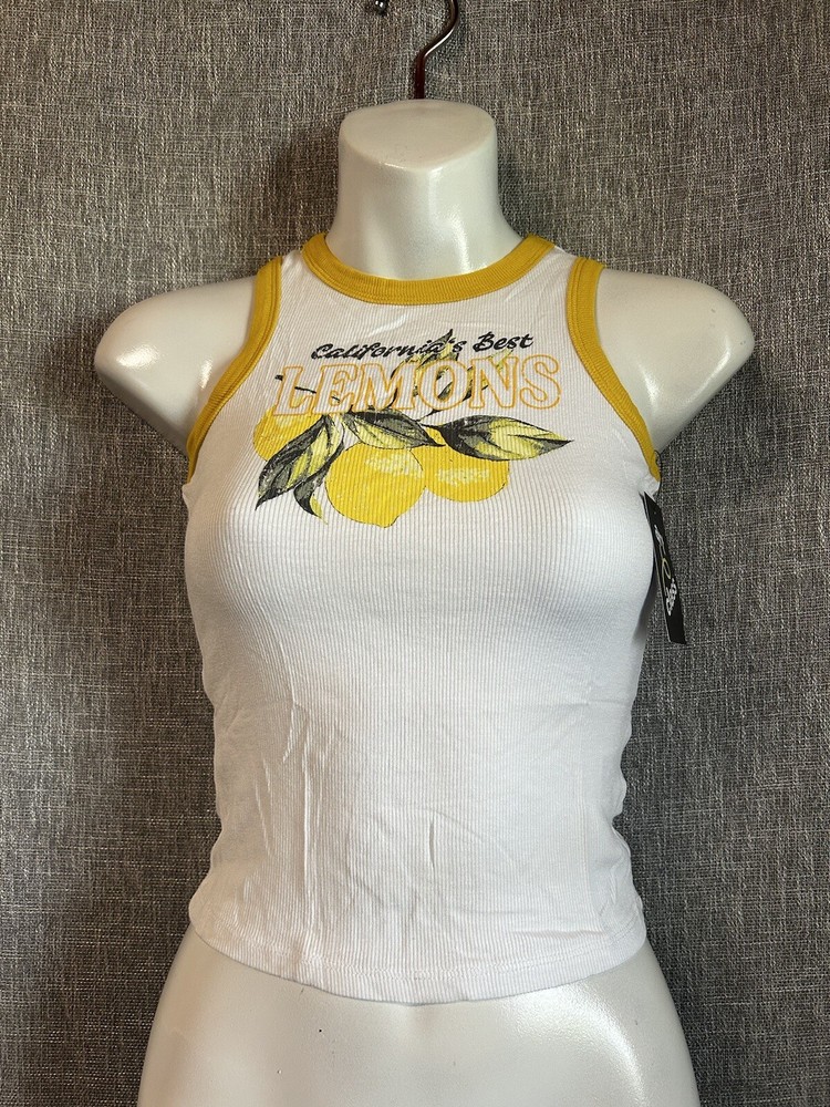 Art Class Cropped Tank Top Women's Size Small (6/6X)