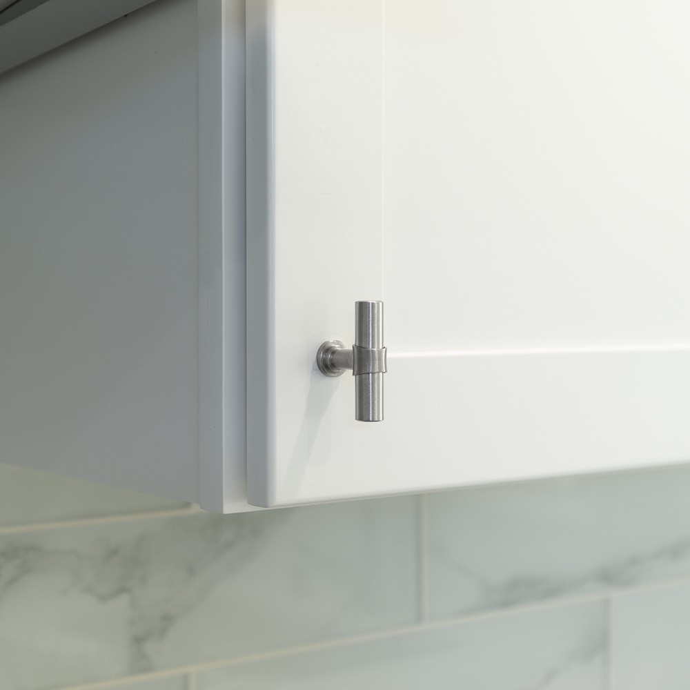 Brushed Nickel Kitchen Cabinet Handles Bathroom Knobs Bar Pulls Stainless Steel