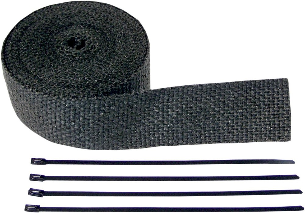 Cycle Performance 2" x 25' Black Fiberglass Exhaust Wrap Kit (CPP/9042B)