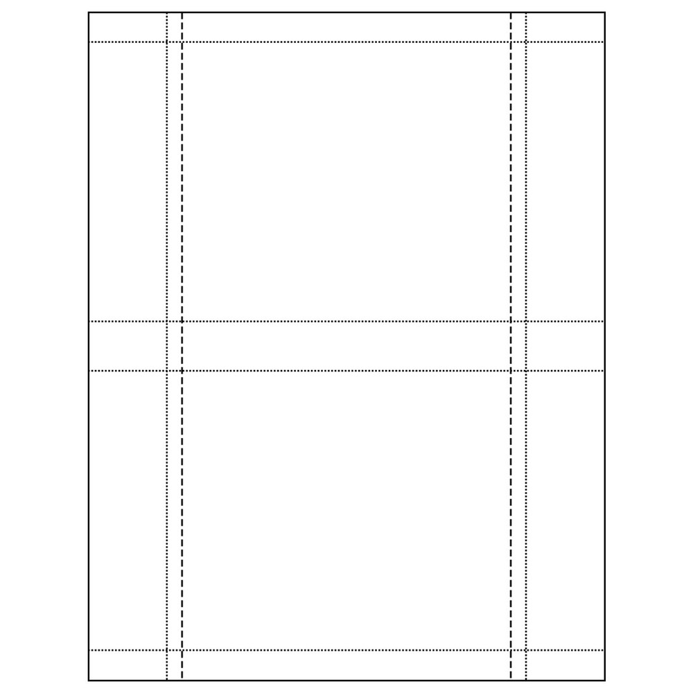 200 CD Jewel Case Back Tray Liner Inserts Matte White (100 Sheets)