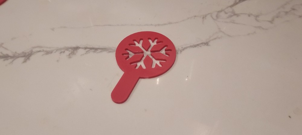 Christmas Coffee Topper Template Set (5)