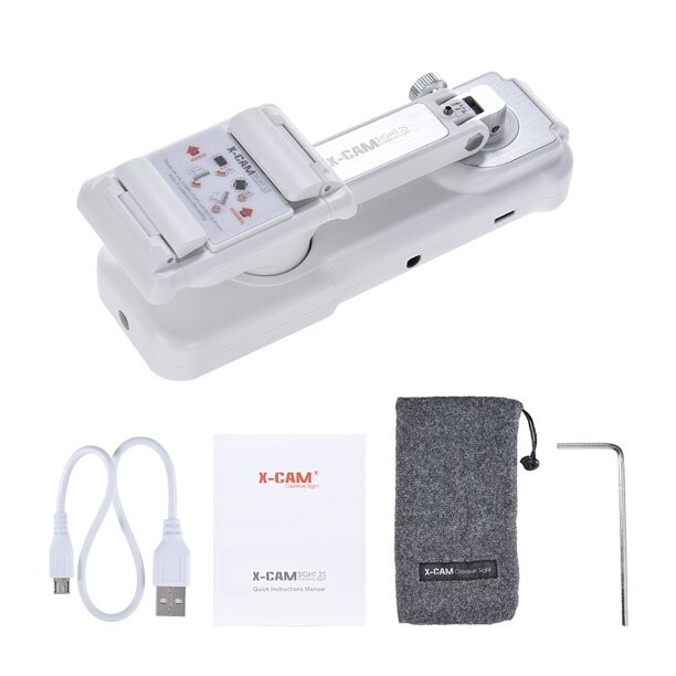 🔥🔥X-CAM SIGHT 2S Handheld Smartphone Stabilizer 2- Folding Gimbal - White🔥🔥