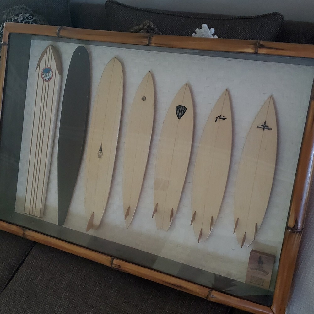 Dave C. Reynolds Signed Surf Art Original Artwork "Evolution '98" Surf boards