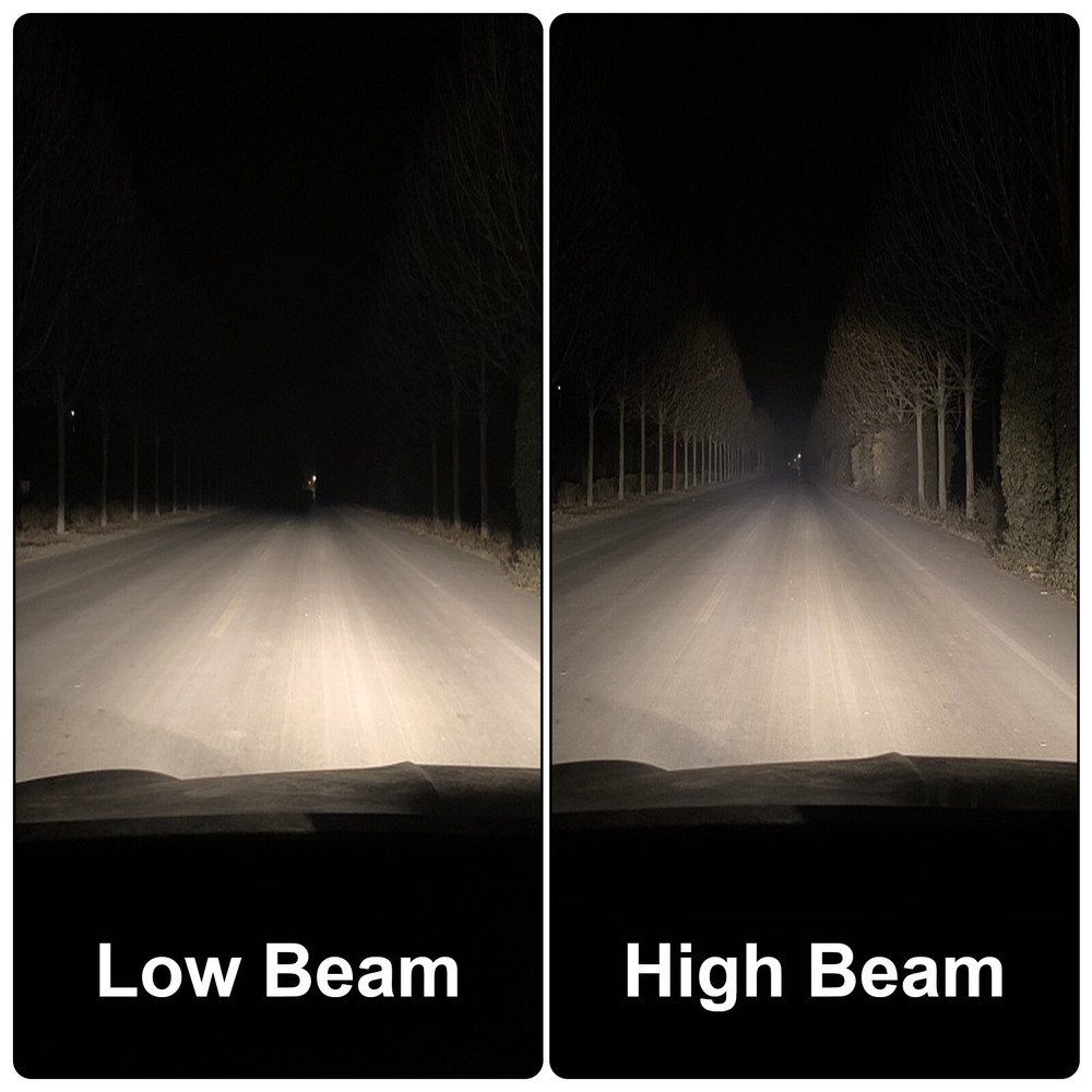 Pair BLK Headlights Switchback Sequential w/LED Tube For 2001-2011 Ford Ranger