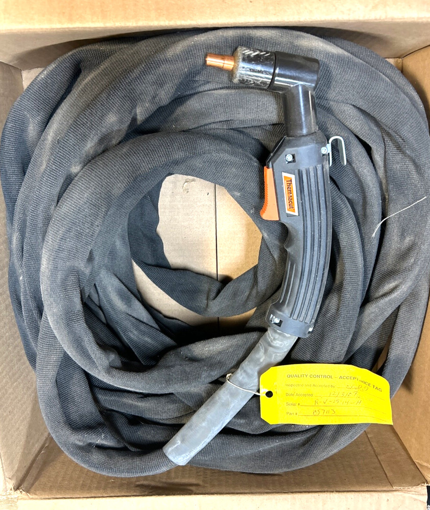 HYPERTHERM PAC140 PLASMA TORCH MAX 40 TORCH 50' CABLE 057113 THERMACUT