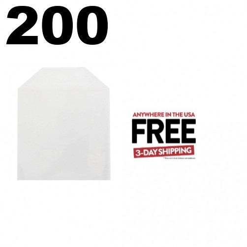 200 CPP Clear Plastic Sleeve with Flap - Fits Blu-ray Case Artwork Only 2-3 DAYS