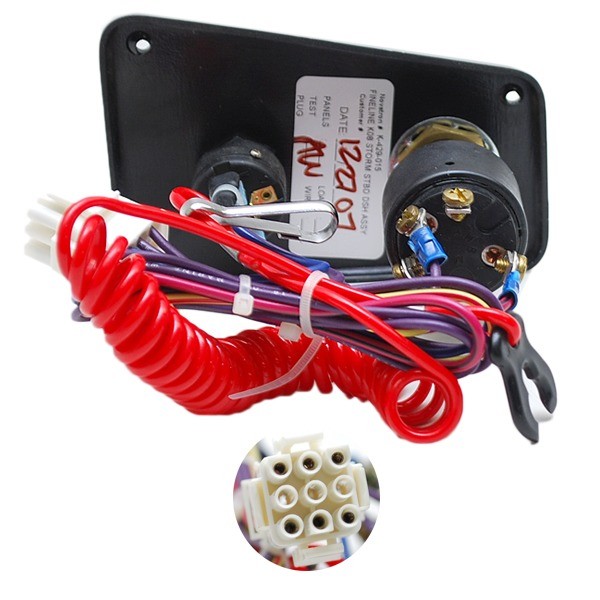 Centurion Boat Ignition Switch Panel | 4 Position Silver Brushed