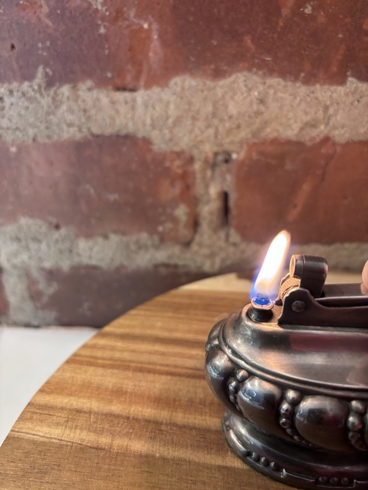 Vintage Lighter Ronson Crown Table MCM Mod