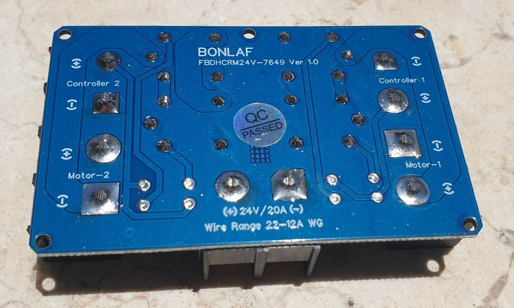 24V 20A Dual Channel Relay Module Solar PV Panel Sun Tracking Control Board DIY