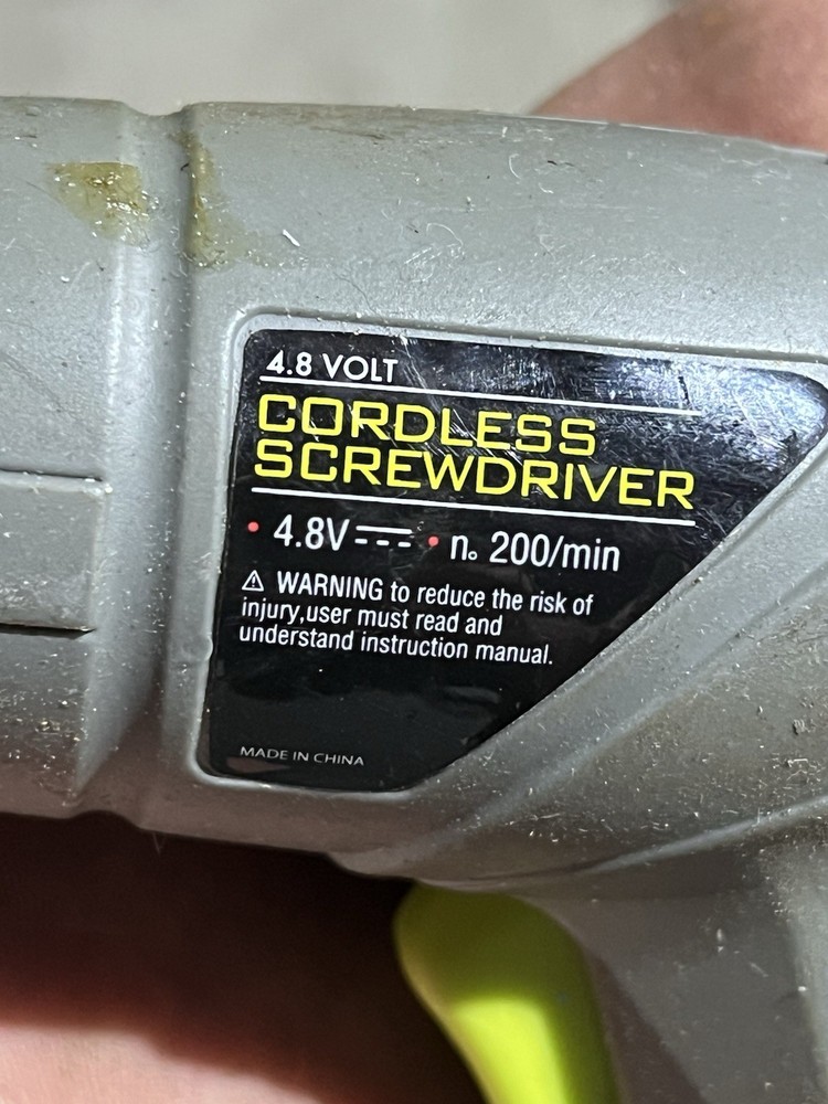 Walgreens Cordless Screwdriver With Built-in LED Spotlight,