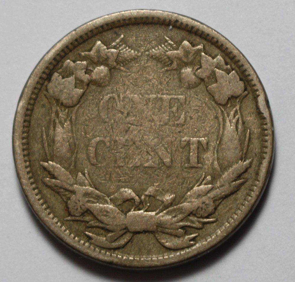 1858 Small Letters Flying Eagle Cent M745