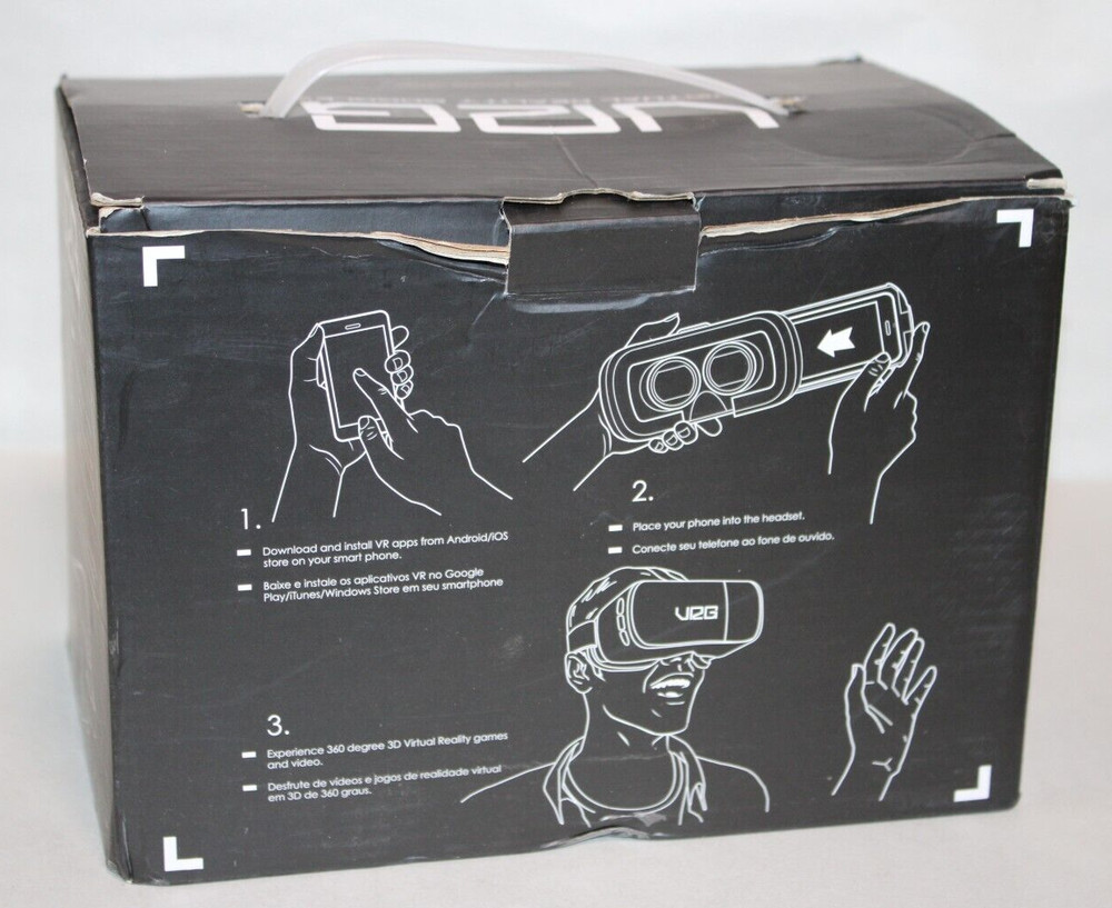 URG Virtual Reality Goggles – Works with Android & iPhone – Original Box