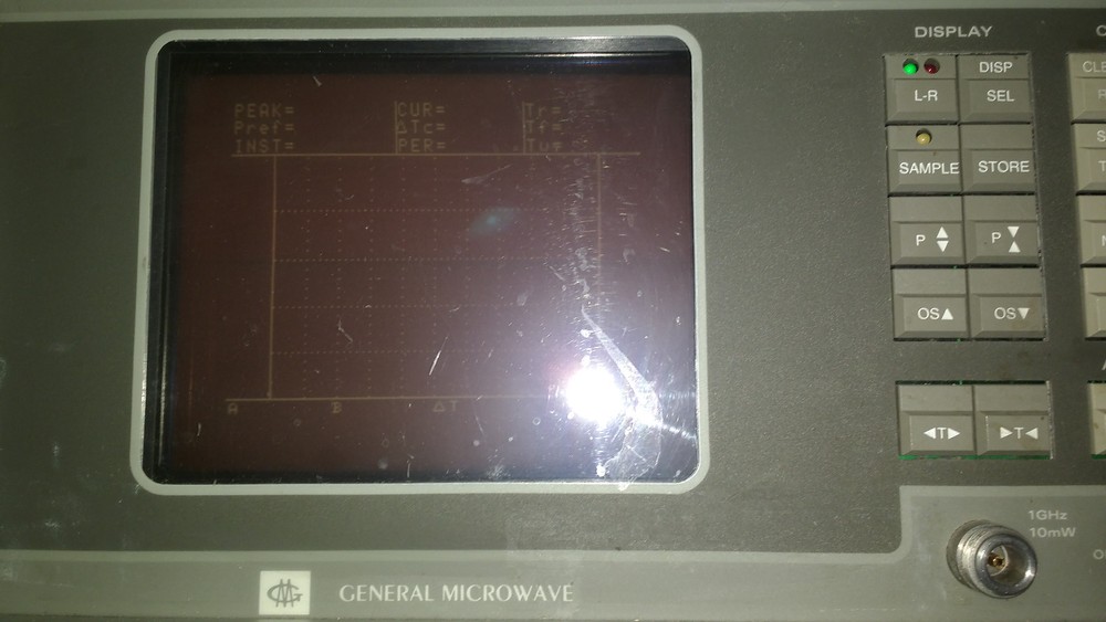 General Microwave Corp Automatic Peak Power Meter 490R OPT1
