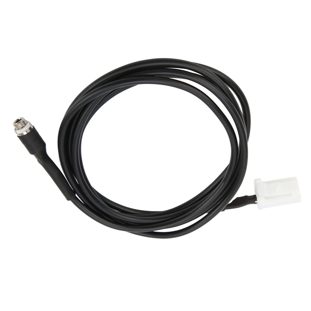 Aux Cable Adapter CD Changer Connector 3.5mm Jack Replacement for Black