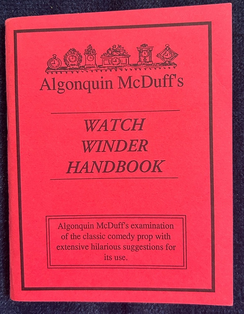 Watch Winder Handbook (Algonquin McDuff) -1992