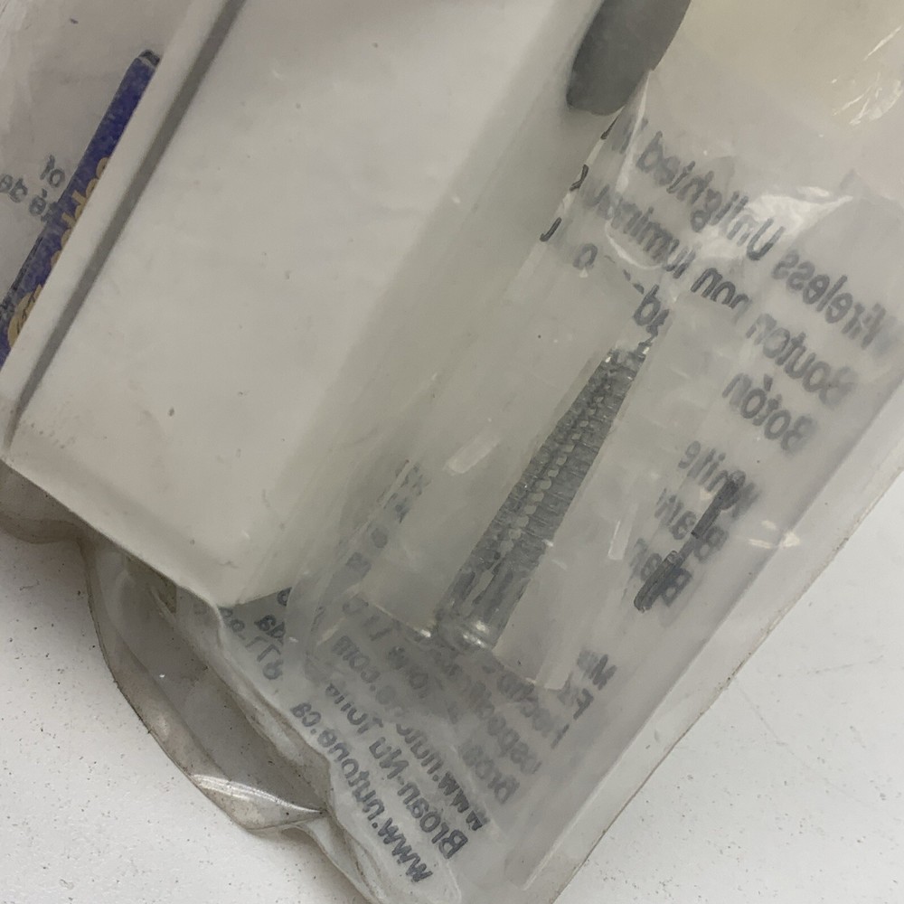 Nutone PB72WH Wireless Strobe and Door Chime System Button