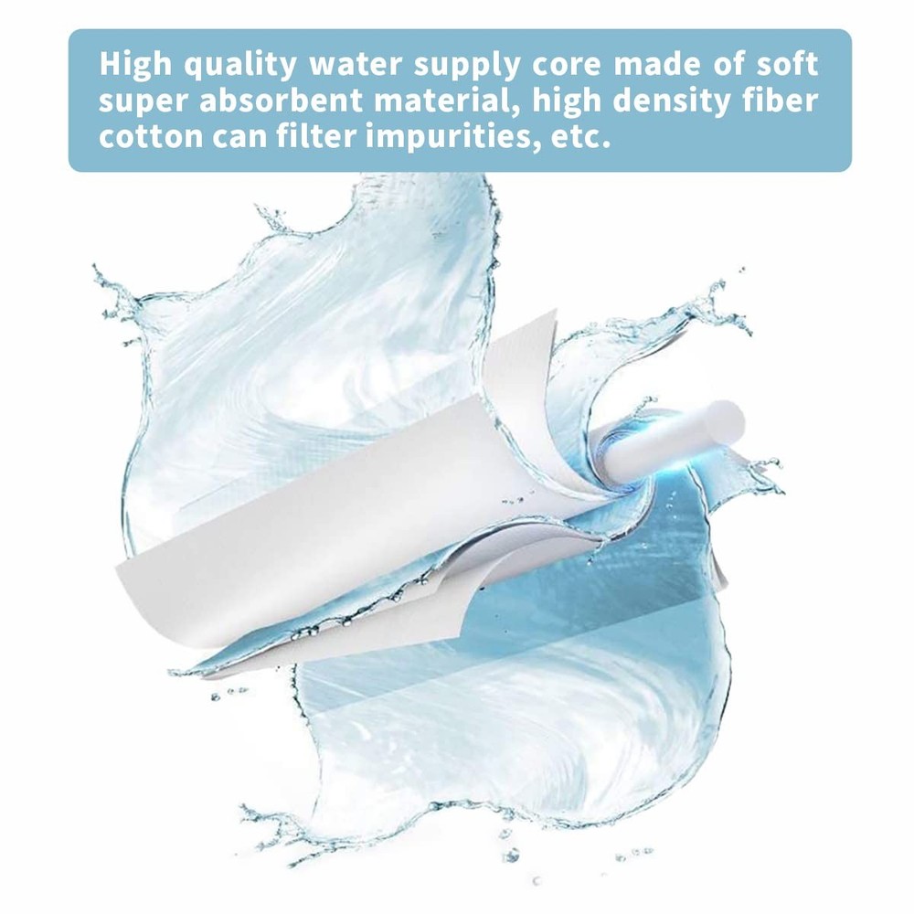 10 Pieces Humidifier Sticks Cotton Filter Refill White