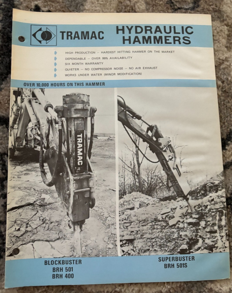 Tramac Hydraulic Hammers Brochure AMIL25