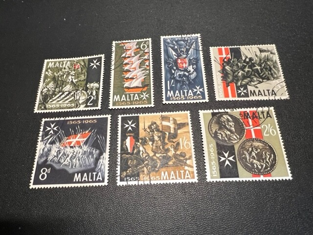 Malta 334-340 used