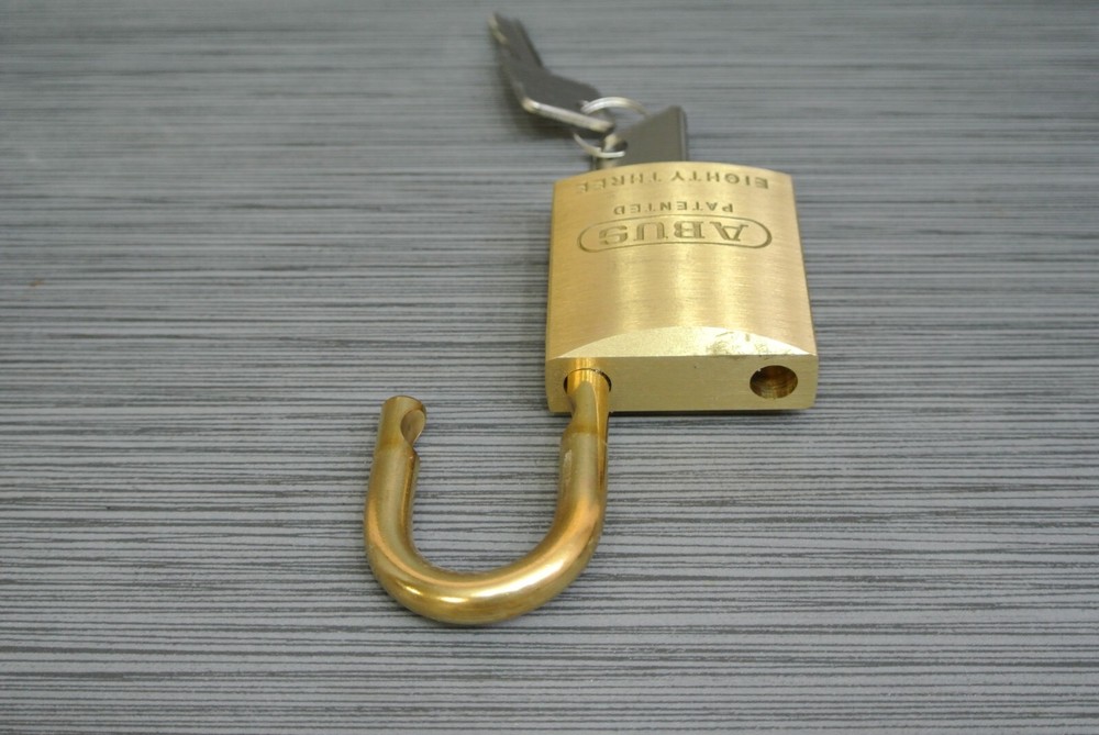 Abus 83/45 Solid Brass Rekeyable Padlock MB 100