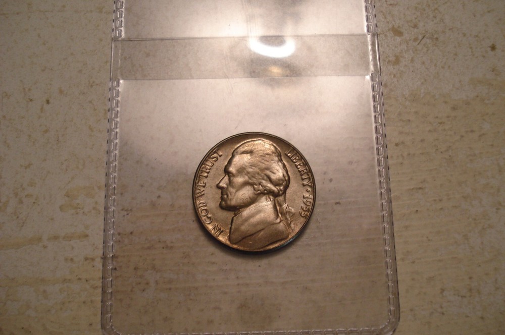 1955-P JEFFERSON NICKEL (EC)