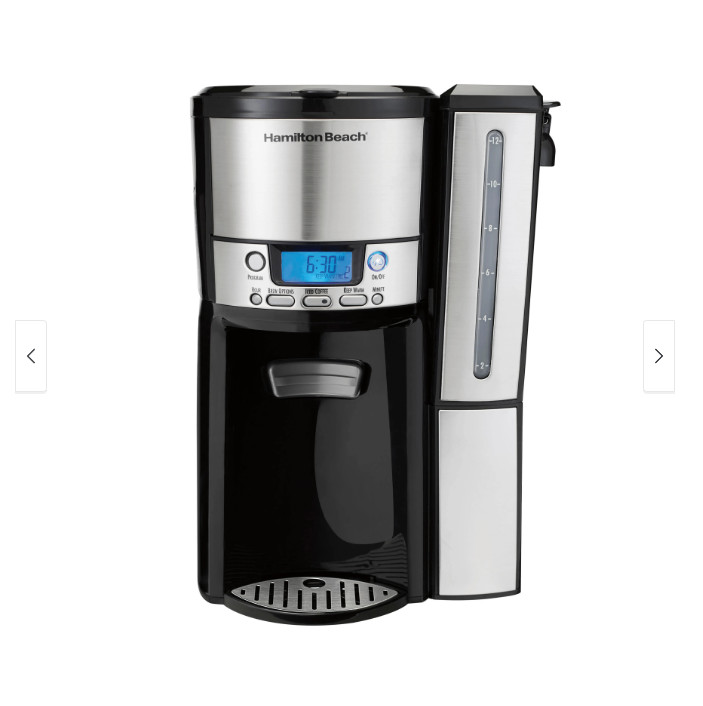 Hamilton Beach BrewStation 12-Cup Programmable Coffee Maker Dispensing
