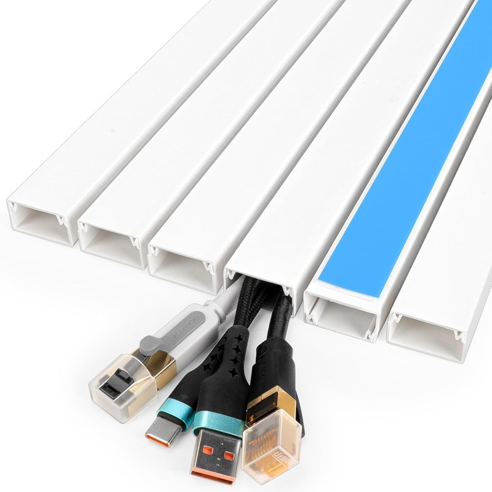Flame-Retardant 87in Cord Covers – Secure & Paintable Cable Management Solution