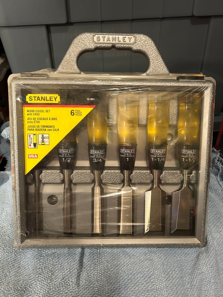 Stanley Chisel set - 6 piece - MADE IN USA