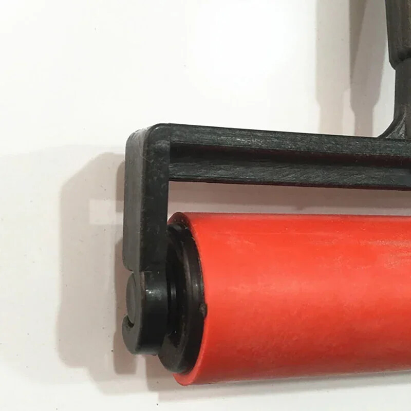 10cm Printmaking Rubber Roller Soft Brayer Craft Projects Ink and Stamping Tools