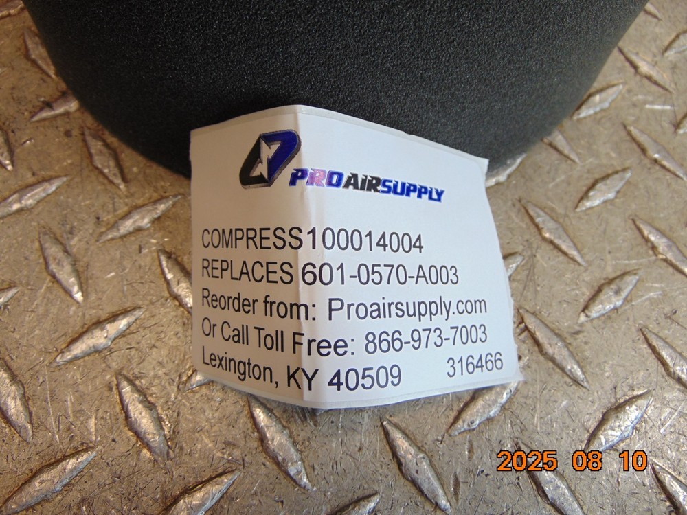 PRO AIR SUPPLY COMPRESS 10001400 AIR FILTER ELEMENT
