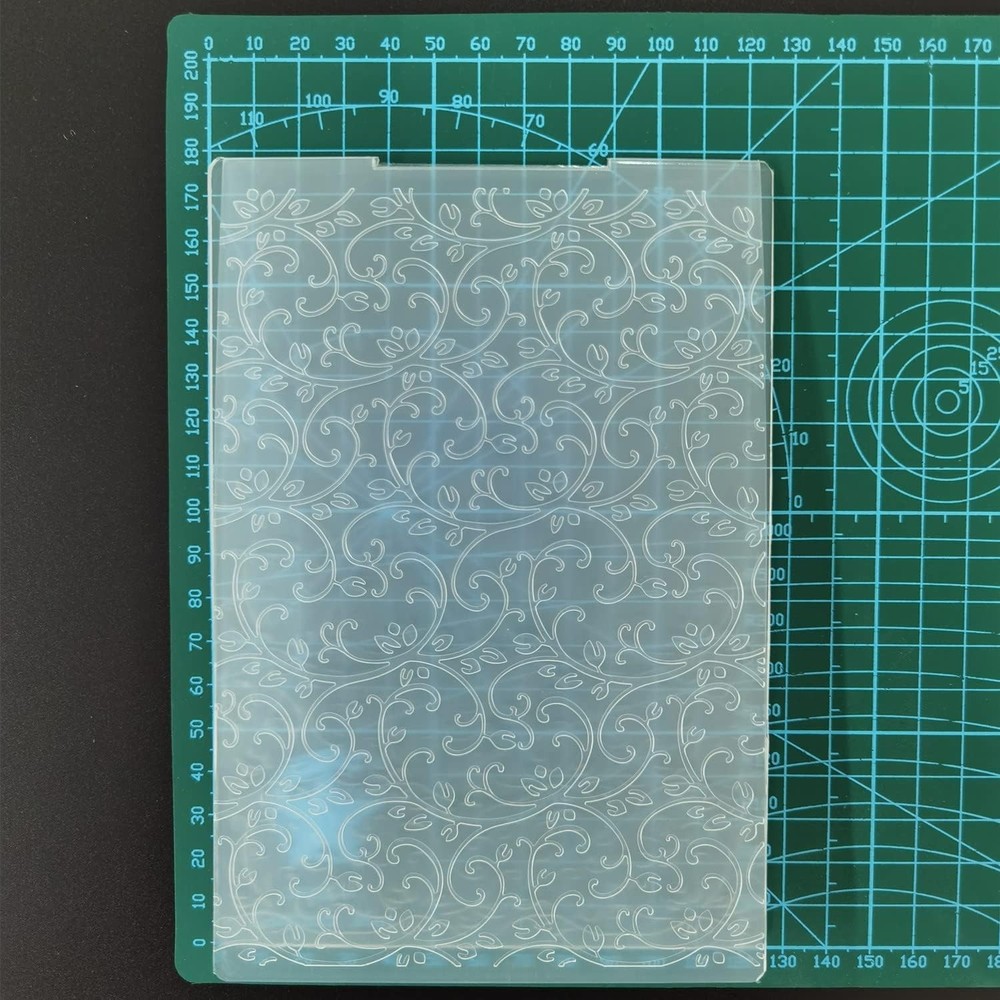 Unique Vine Flower Embossing Folder: 6x4