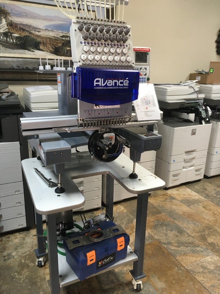 Avance 1501c Compact Single Head Embroidery Machine