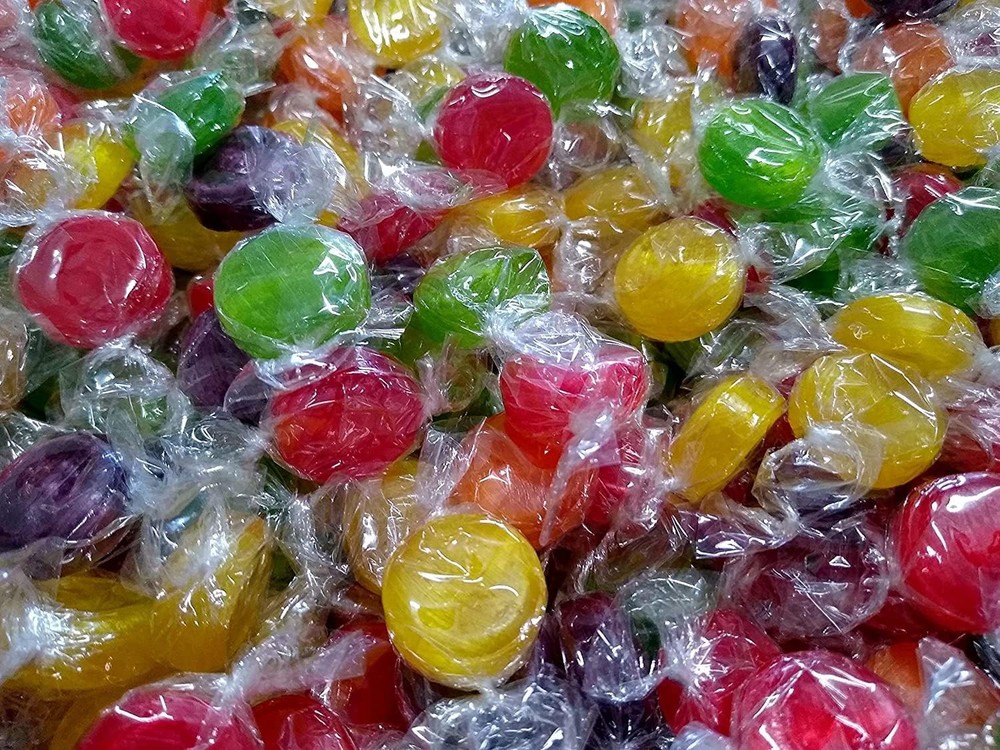 Assorted Flavored Fruit Buttons Candy (3 Pounds)