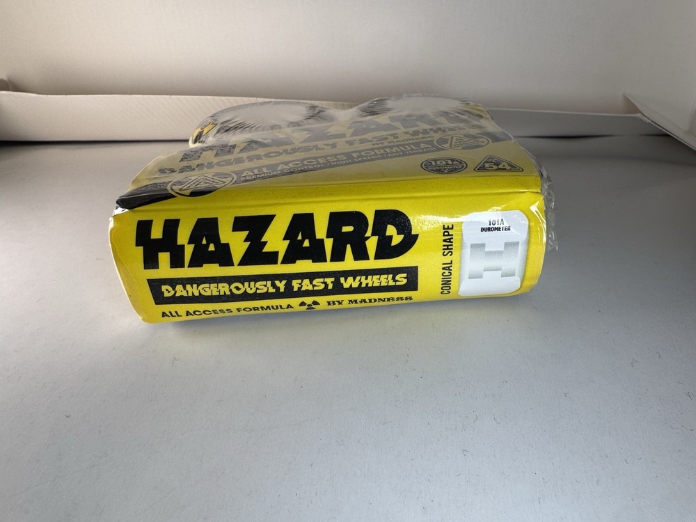 Hazard Wheels Skateboard Wheels 54mm 101a White