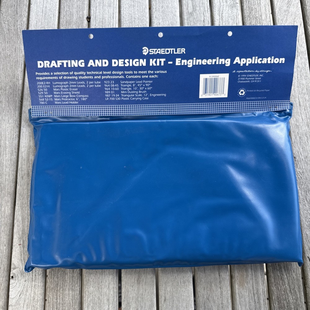 Stadetler Drafting & Design Kit - Engineering Application Vintage 1994 Read