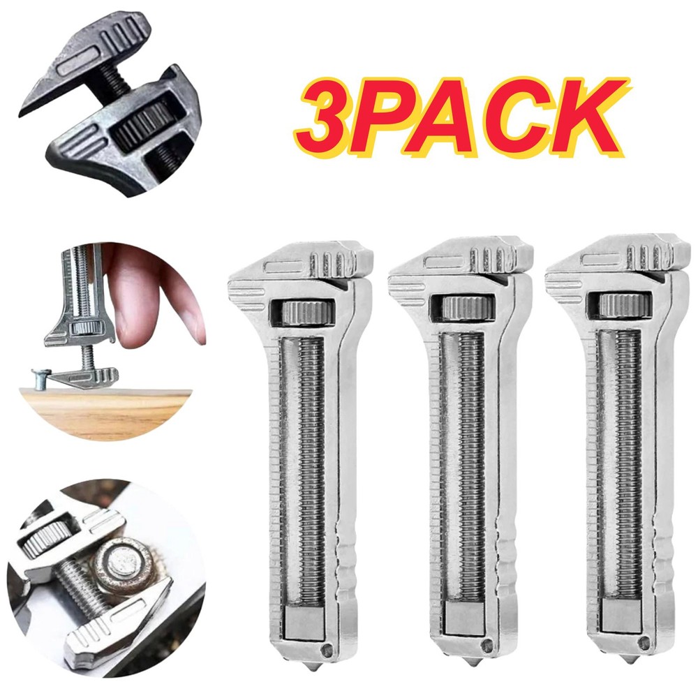 PCS Alloy Multi-Tool Adjustable Wrench Set with Caliper and Spanner Tool Kit