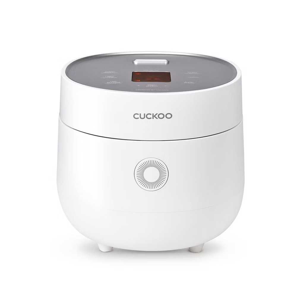 Cuckoo 6-Cup Micom Rice Cooker and Warmer White: 13 Settings, Automatic Keep