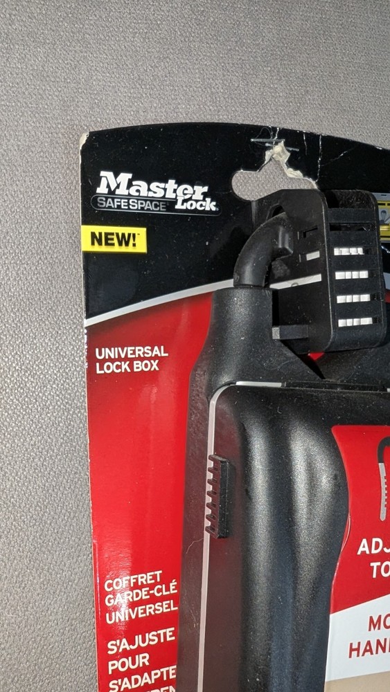 Master Lock 5420D Adjustable Lock Box - Black