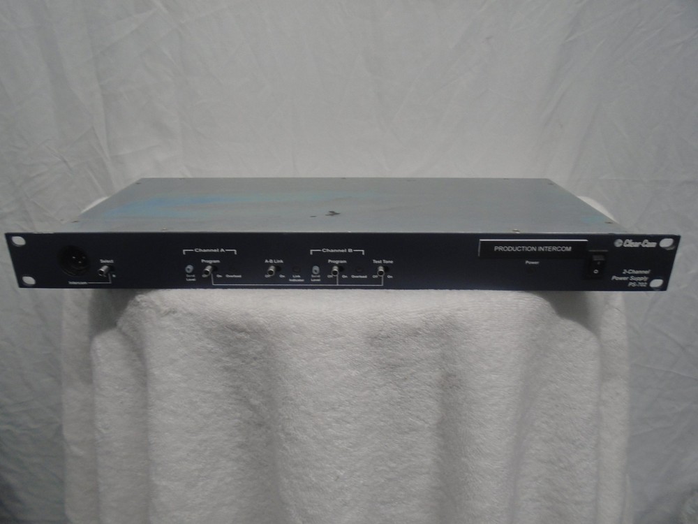 CLEAR COM 2 CHANNEL POWER SUPPLY PS-702 INTERCOM