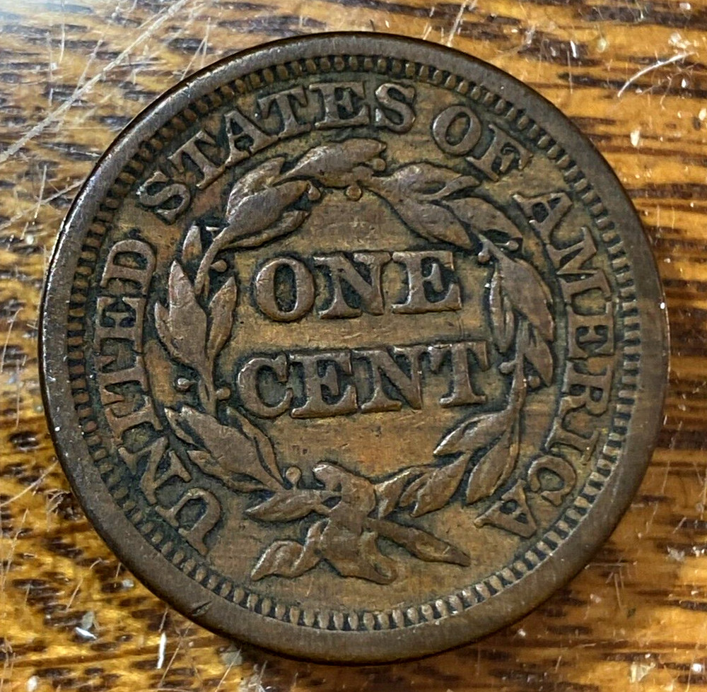 1844 Large Cent Nice Super Original VF+ CHRC
