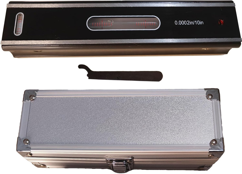 8" Precision Level Tool - Ultra Accurate 0.0002" for Machinists & Toolmakers