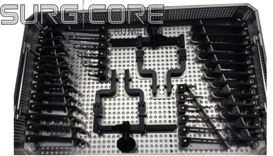 McCulloch Lumbar Retractor Set Surgical Instruments With Sterilization Box